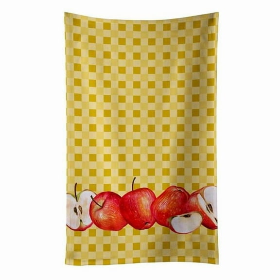 Apple on Basketweave Kitchen Towel