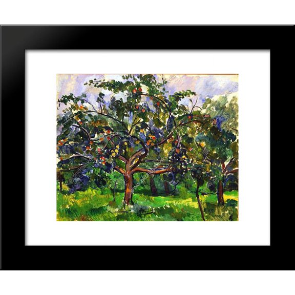 Apple trees 20x24 Framed Art Print by Pyotr Konchalovsky
