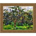 thumbnail image 1 of Apple trees 24x20 Gold Ornate Wood Framed Canvas Art by Pyotr Konchalovsky, 1 of 2