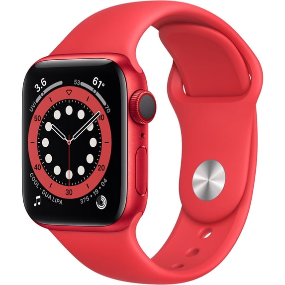 Pre-Owned AppleWatch Series 6 (GPS + Cellular, 40mm) - Product(RED) - Aluminum Case with Product(RED) - Sport Band(New )