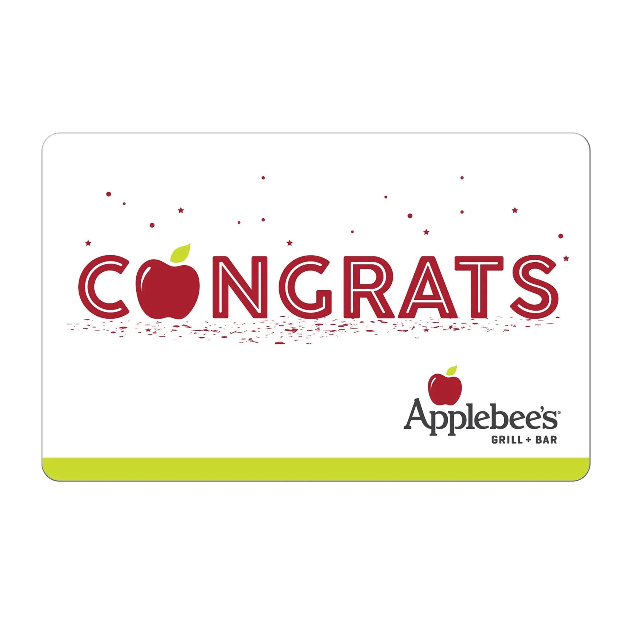 Applebee's $15 Congrats eGift Card [Email Delivery]