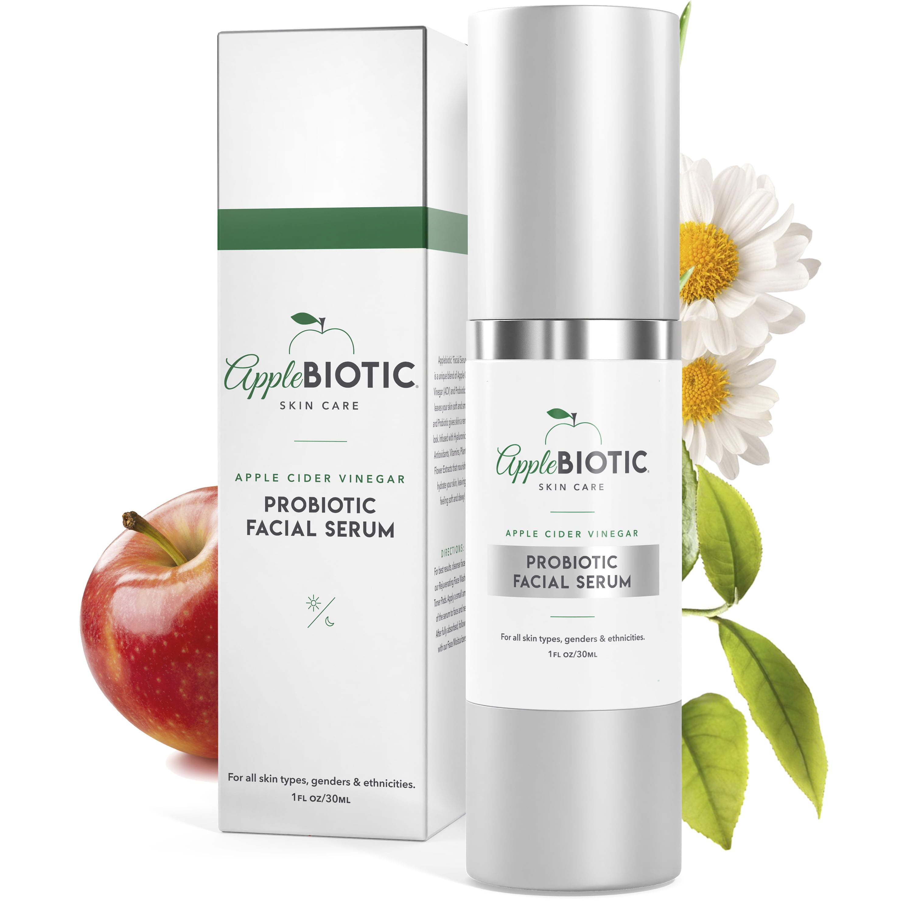 Applebiotic Apple Cider Vinegar Probiotic Facial Serum with Hyaluronic