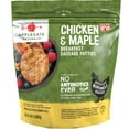 thumbnail image 1 of Applegate Natural Chicken & Maple Breakfast Sausage Patties, 16 oz, GF, Resealable Bag (Frozen), About 15 Pieces per Bag, 1 of 16
