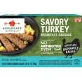 thumbnail image 1 of Applegate Natural Savory Turkey Breakfast Sausage, 7oz, 10 CT Box (Frozen), 1 of 16