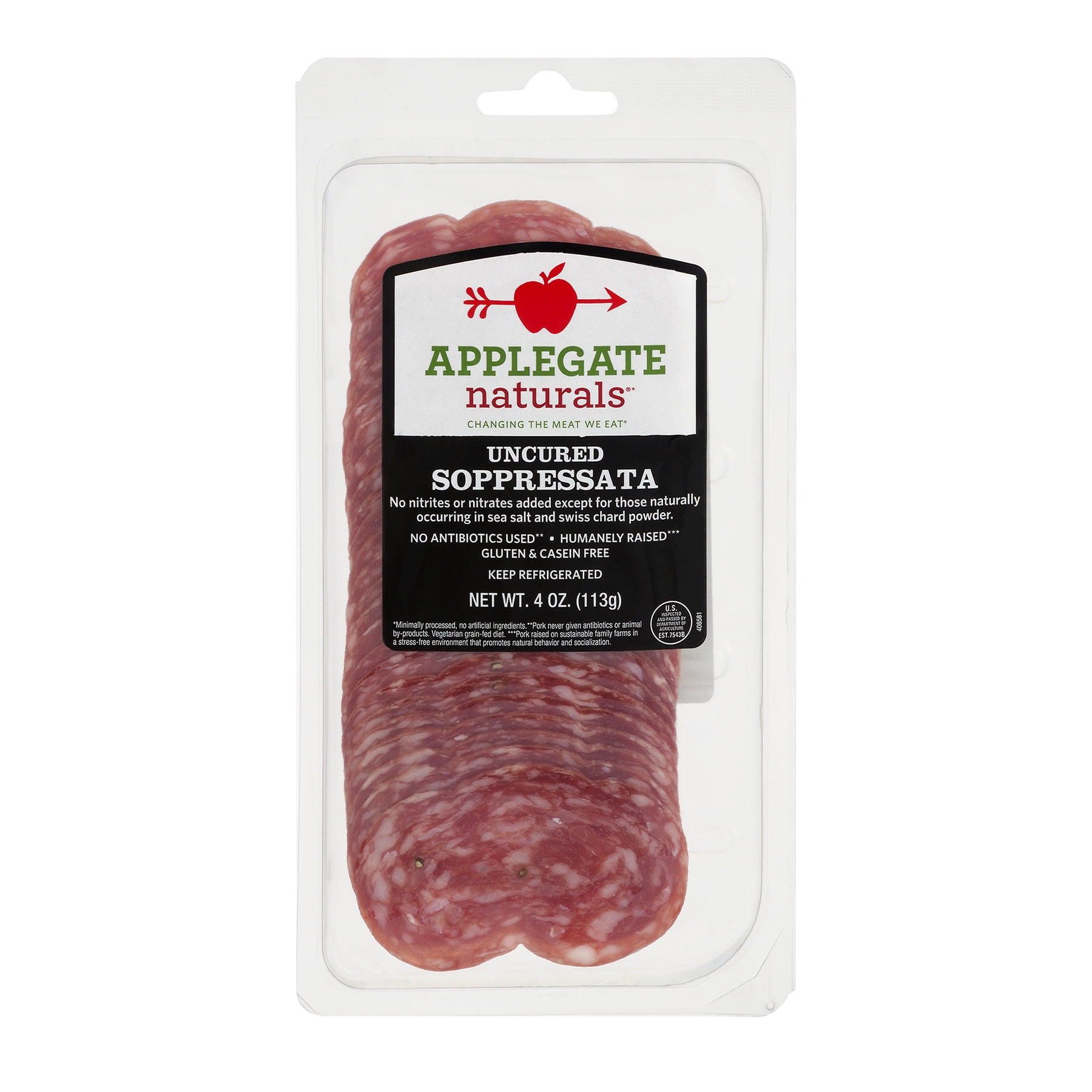 Applegate Naturals Uncured Soppressata, 4 oz
