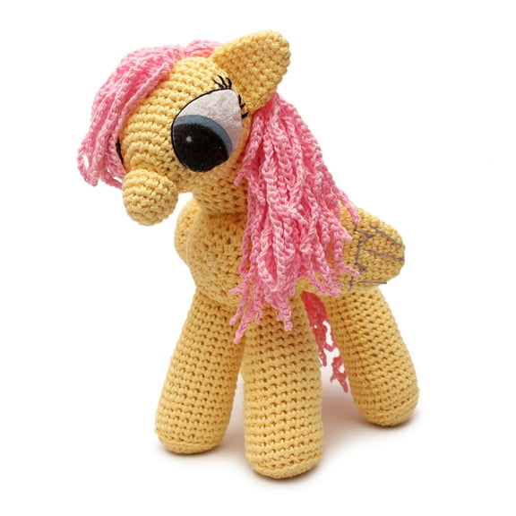 Applejack Pony Handmade Amigurumi Stuffed Toy Knit Crochet Doll VAC
