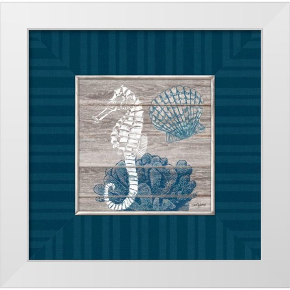 Appleman, Sam 12x12 White Modern Wood Framed Museum Art Print Titled - Coastal Dream
