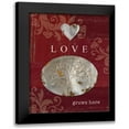 thumbnail image 1 of Appleman, Sam 12x14 Black Modern Framed Museum Art Print Titled - Love Grows Here, 1 of 5