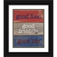 thumbnail image 1 of Appleman, Sam 12x14 Black Ornate Wood Framed with Double Matting Museum Art Print Titled - Good Food, 1 of 4