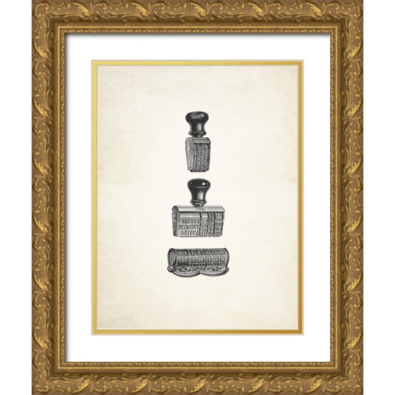 Appleman, Sam 12x14 Gold Ornate Wood Framed with Double Matting Museum Art Print Titled - Stamped!