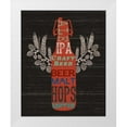 thumbnail image 1 of Appleman, Sam 12x14 White Modern Wood Framed Museum Art Print Titled - Old Style Ale Bottle, 1 of 4