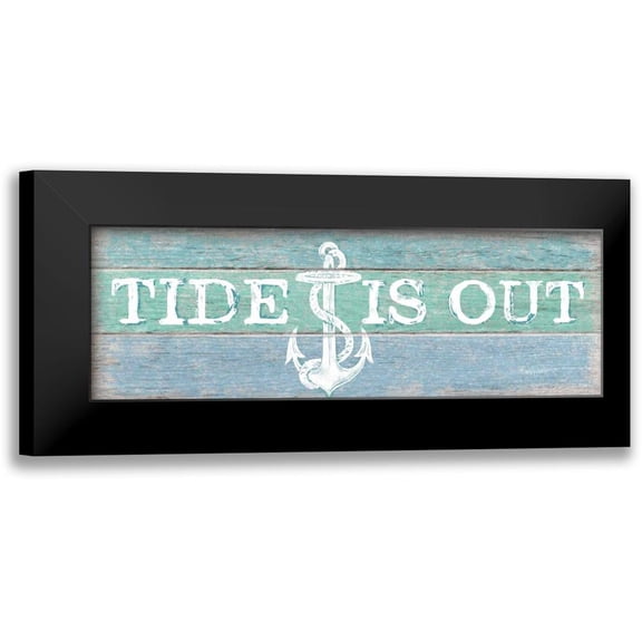 Appleman, Sam 14x7 Black Modern Framed Museum Art Print Titled - Tide Is Out