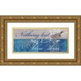 thumbnail image 1 of Appleman, Sam 14x8 Gold Ornate Wood Framed with Double Matting Museum Art Print Titled - Nothing But Blue Skies, 1 of 4