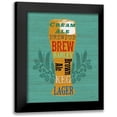 thumbnail image 1 of Appleman, Sam 15x18 Black Modern Framed Museum Art Print Titled - Pint Glass Of Beer, 1 of 5
