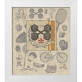 thumbnail image 1 of Appleman, Sam 26x30 White Modern Wood Framed Museum Art Print Titled - Olympic Exercise Club Detail, 1 of 4