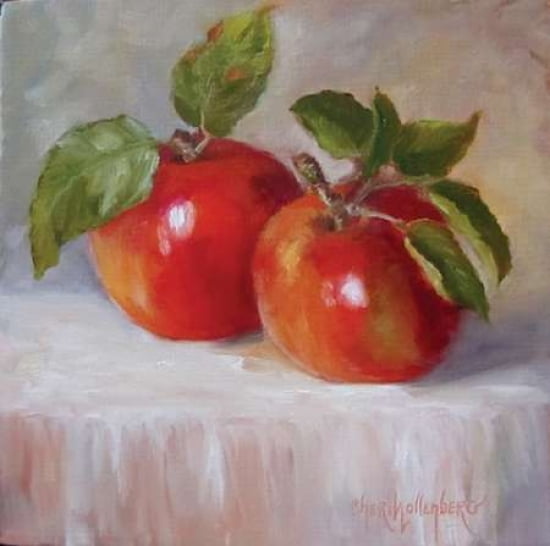 Apples Canvas Art - Cheri Wollenberg (24 x 24)