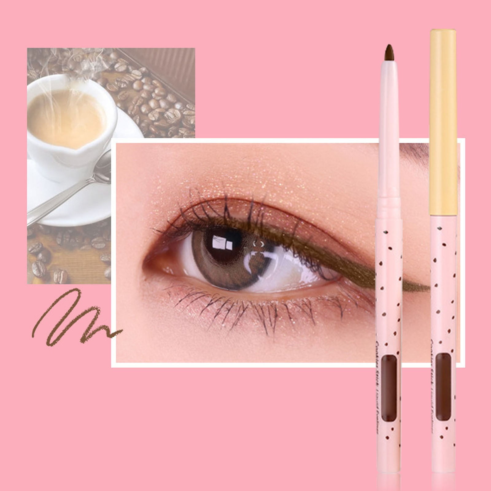 Milk Eye Sweet Liner Pretty Eyes Eye Shadow Sticker Color Eye Liner Vegan Eye Shadow Run Rose Run Pencil Makeup Sharpener Eye Gloss Wet Look Banana Pencil Make up Products Color Strike Liner