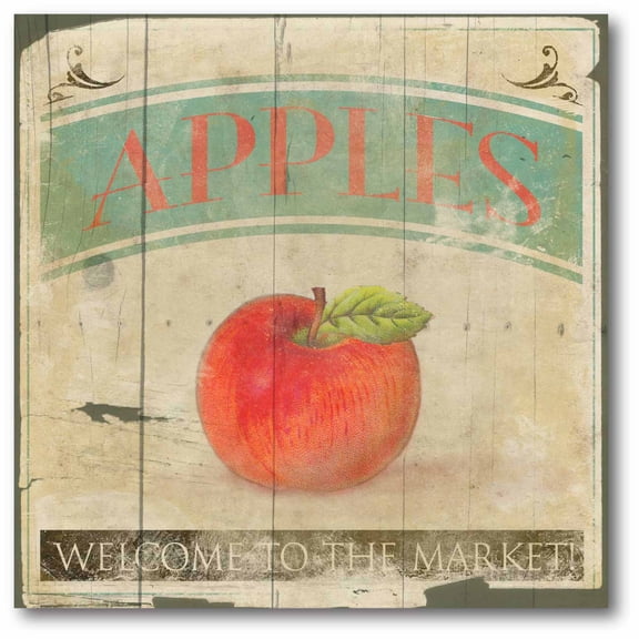 Apples Gallery-Wrapped Canvas Wall Art, 16x16