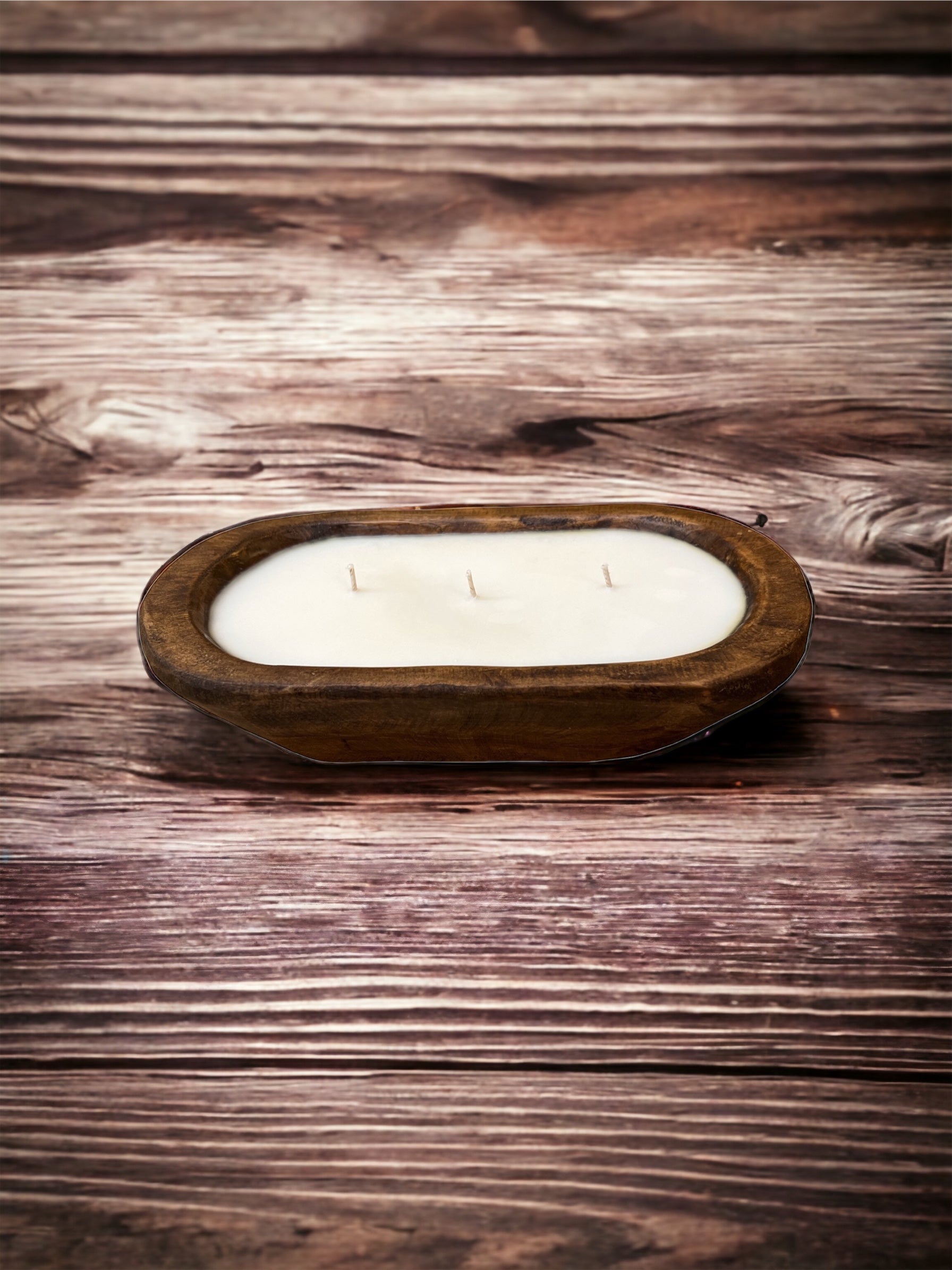 Apples & Maple Bourbon 3Wick Dough Bowl Candle