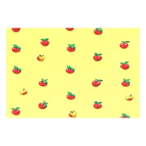 Apples Pattern Design 12x18in Heat-Resistant Non-Slip Place Mat, Durable and Wrinkle-Resistant