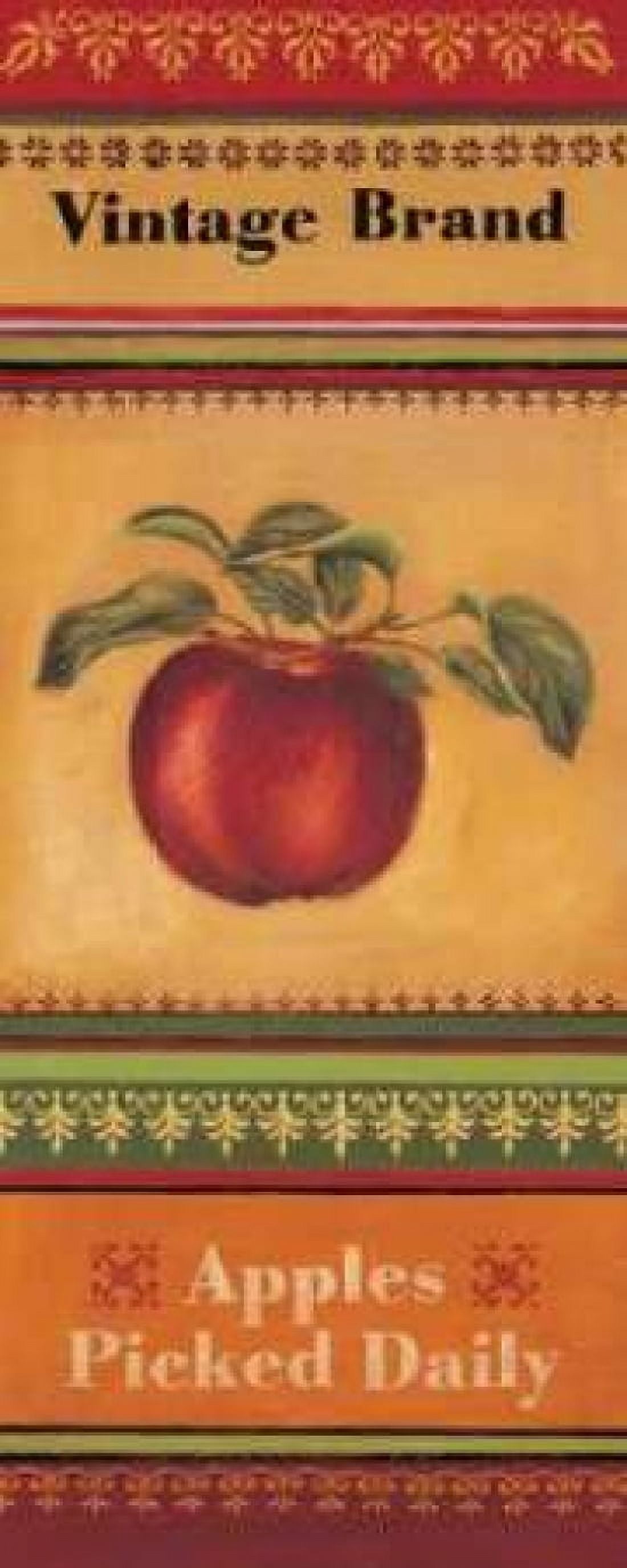Apples Picked Daily Canvas Art - Kimberly Poloson (10 x 20)