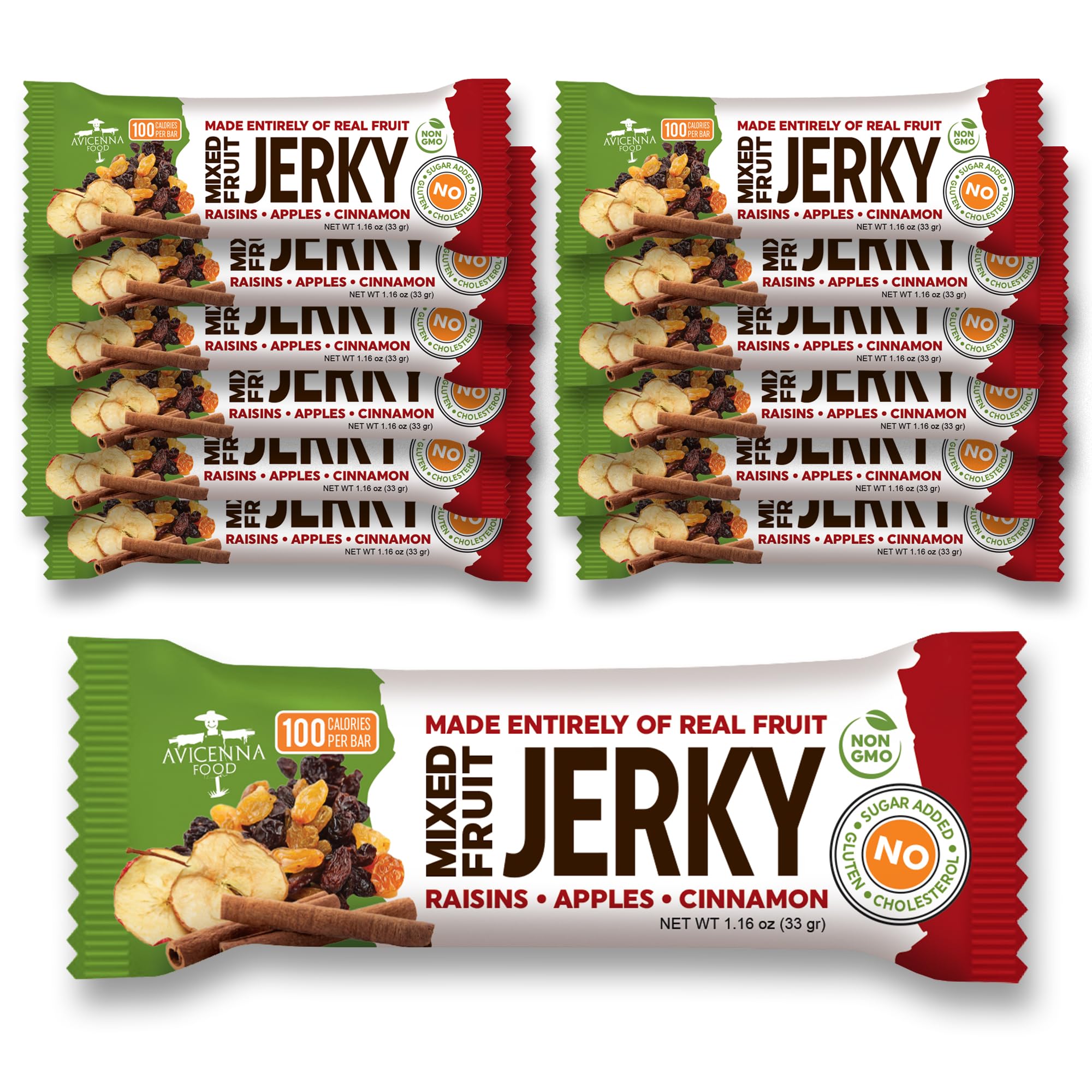 Apples Raisins Cinnamon 100 DHF10 Natural Mixed Rel Fruit Fiber Vegan