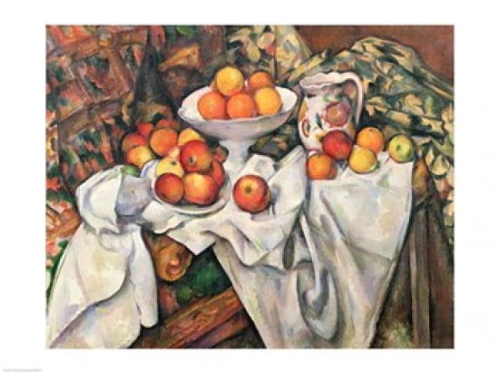 Apples and Oranges Canvas Art - Paul Cezanne (24 x 18)