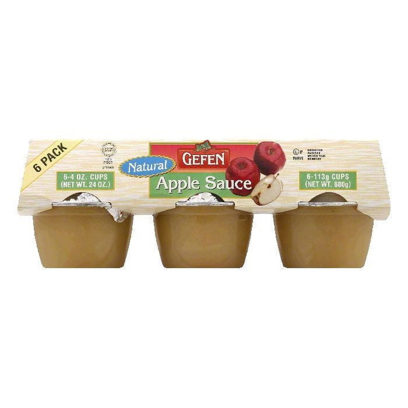 Applesauce Cup Nat 6Pk24oz