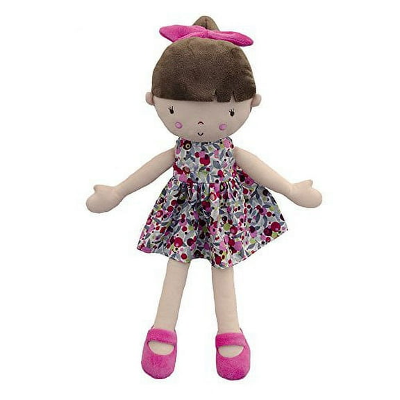 Applesauce Plush Brunette Hair Doll, Lily
