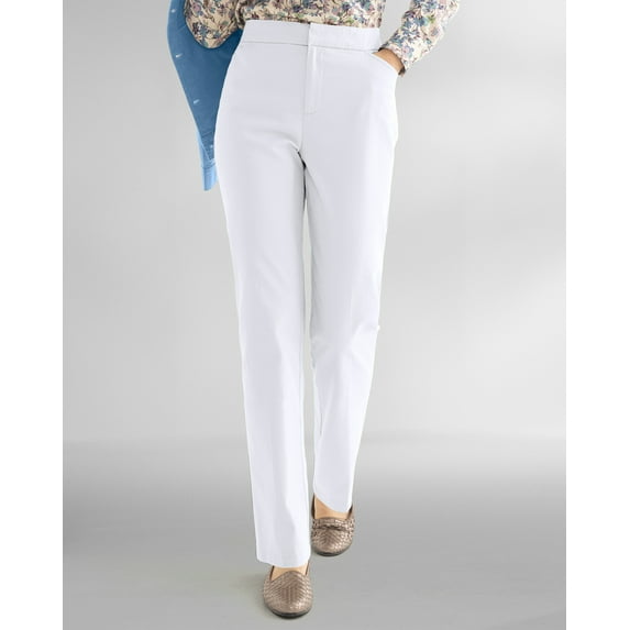 Appleseeds Womens Dennisport Comfort-Waist Chinos