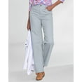 thumbnail image 1 of Appleseeds Womens Dreamflex Color Comfort-Waist Relaxed Straight Leg Jeans, 1 of 1