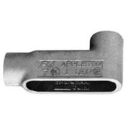 Appleton APPLB-87SA, 3"", Aluminum, FM 7, 2-Hub, 90D, LB-Type, Conduit Body, 1pc