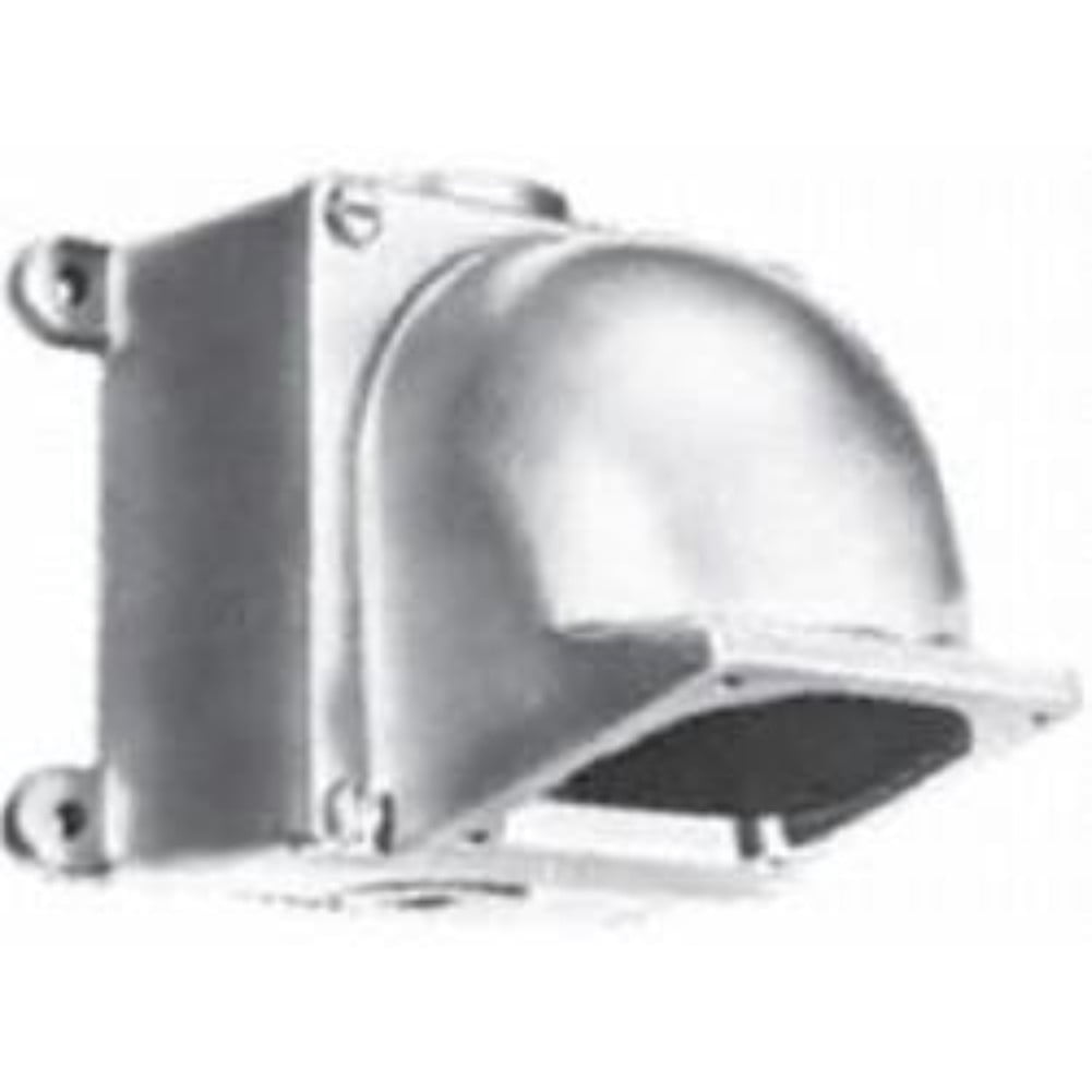 Appleton Back Box/Adapter, for 60/100/150 Amp Receptacle, Aluminum, 1-1 ...
