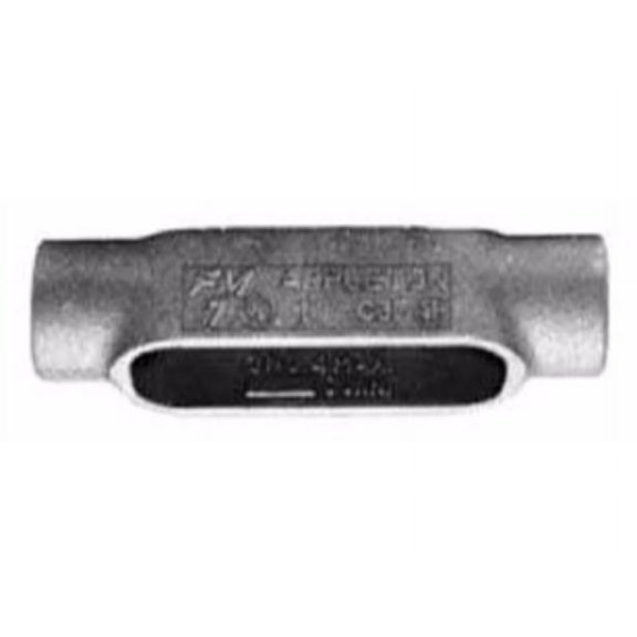 Appleton C17 FM7 Unilet Conduit Body, Style C, Iron, 1/2"