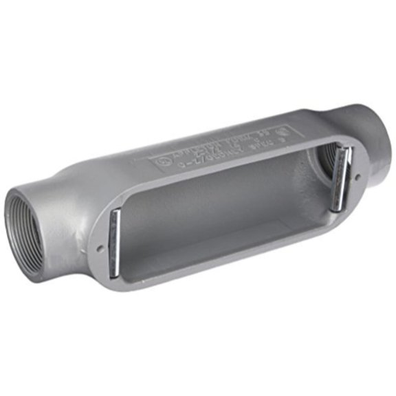 Appleton C250-M Conduit Body, Type: C, Size: 2-1/2", Form 35, Malleable Iron