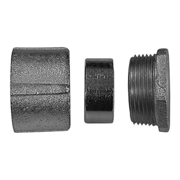 Appleton EC-400 Threaded Three Piece Coupling, Concrete Tight, Malleable