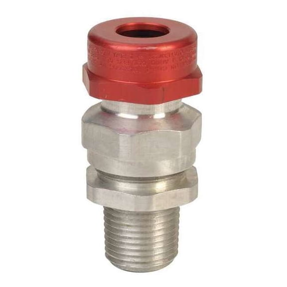 Appleton Electric Cable Connector, HazLoc, Explosion, 1/2In TMCX050A