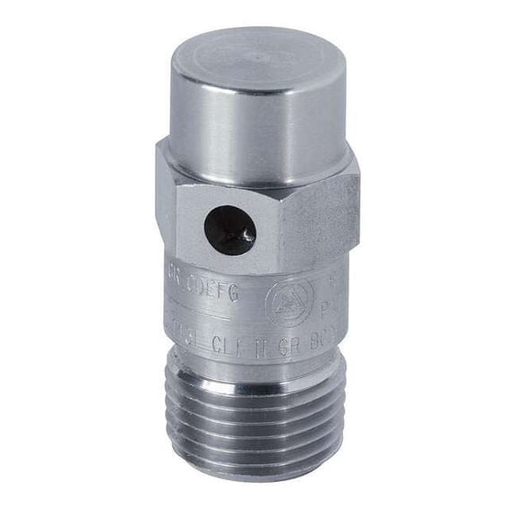 AC/MC Coupling, 1/2 in, Threaded, Stainless Steel, Plain, Silver