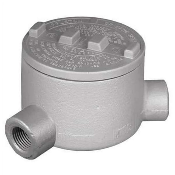 Appleton Electric Conduit Outlet Body,Alum,Trd Sz 1/2in GRN50-A