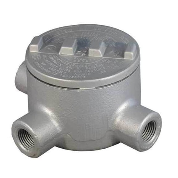 Appleton Electric Conduit Outlet Body,Alum,Trd Sz 1/2in GRT50-A