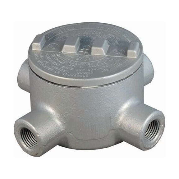 Appleton Electric Conduit Outlet Body,Alum,Trd Sz 3/4in GRFX75-A