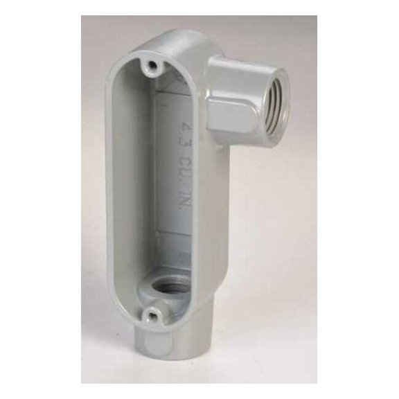 Appleton Electric Conduit Outlet Body,Alum,Trd Sz 3/4in LL75T-A