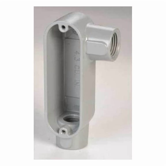 Appleton Electric Conduit Outlet Body,Alum,Trd Sz 3/4in LL75T-A