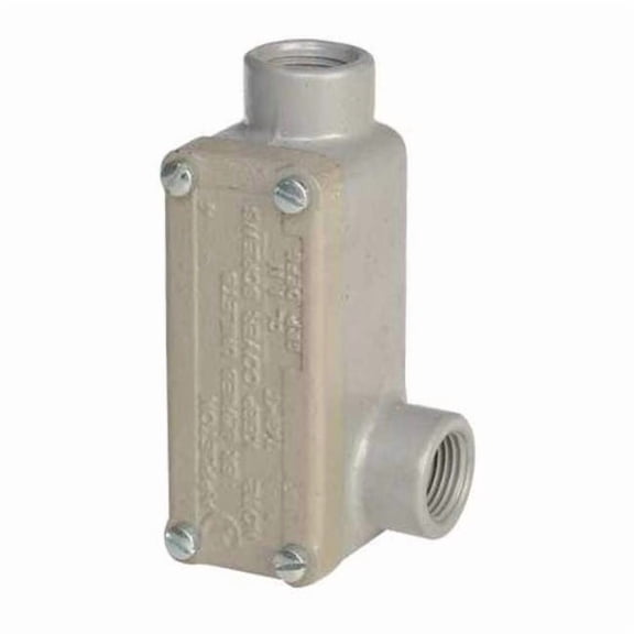 Appleton Electric Conduit Outlet Body w/Cover,Iron,LR ERLR50