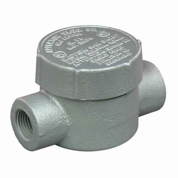Appleton Electric Conduit Outlet Body,Iron,Trd Sz 1/2in GRJC50