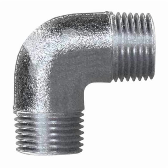 IMC 90 Deg Elbow, 1/2 in, Threaded, Aluminum, Plain, Silver