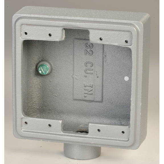Appleton Electric - FS-2-75A - Appleton FS-2-75A FS Device Box, 2-Gang, Feed-Thru, Type FS, 3/4, Aluminum
