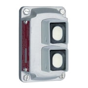 Appleton Electric Hazardous Location Cover, Gray, Aluminum EFKB-U2