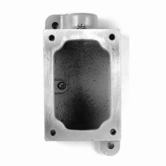 Electrical Box, Not Applicable, Mounting Box Type, 1 Gang, Malleable Iron, Rectangular Shape