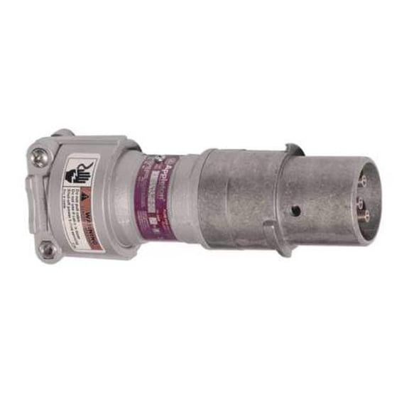 Appleton Electric Pin & Sleeve Plug, 60A, 4P, 3W, Alum, 600VAC CPH6034BC
